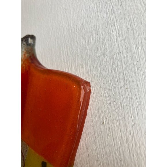 4 Art Glass Cat Kitten Decor Coaster Set Patchwork Boho Eclectic Multi Color 3.5 - Picture 14 of 14